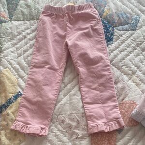 The Beaufort and Bonnet Company Pink Ruffle Hem Pants 5T